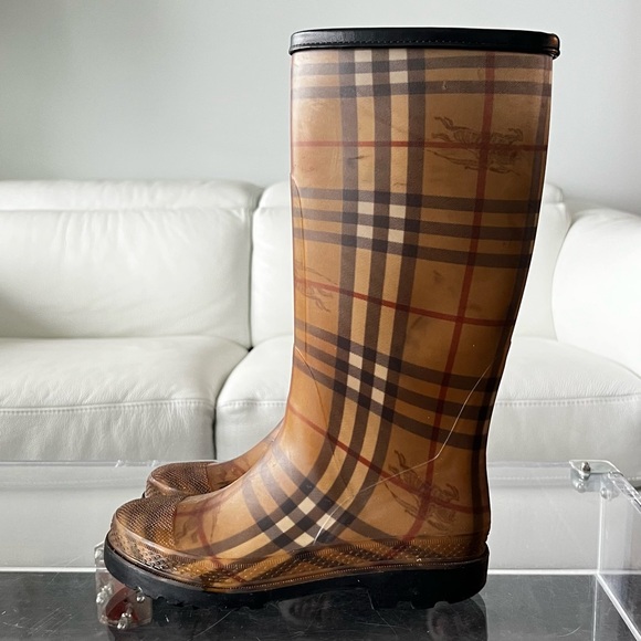 BURBERRY NOVA CHECK RAINBOOTS - Picture 3 of 10